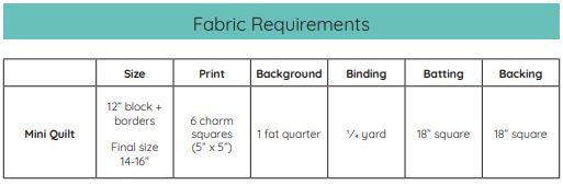 Callisto Mini PDF pattern
