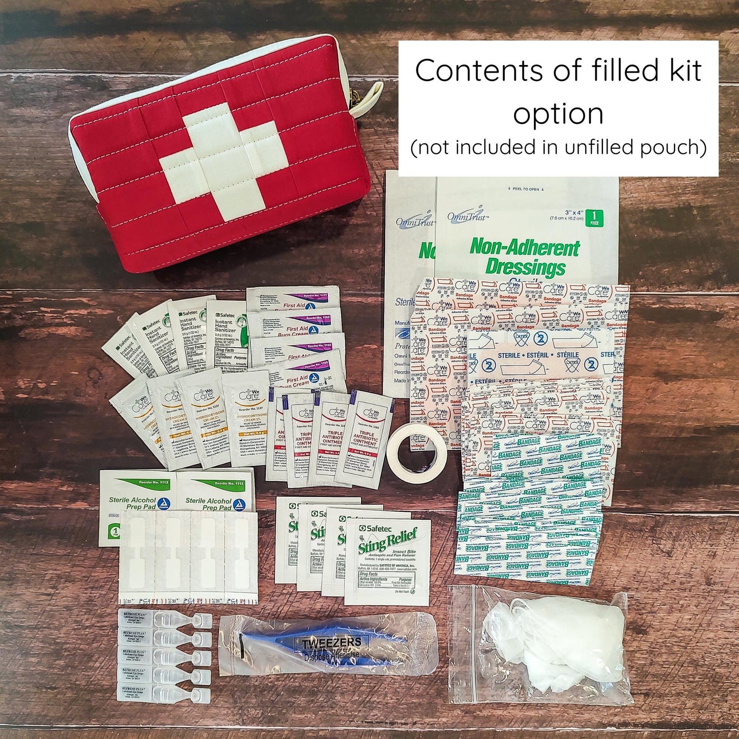 Yarrow First Aid Kit and Patchwork Quilted Pouch