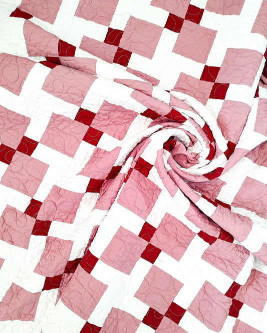 First Crush - Tricolor version in pink and red