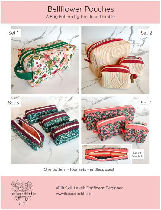 Bellflower Pouches Wholesale (Set of 6)