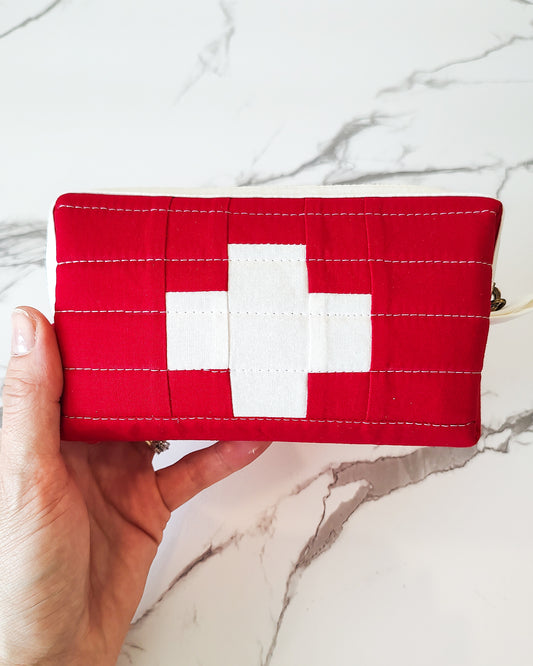 Yarrow First Aid Kit and Patchwork Quilted Pouch