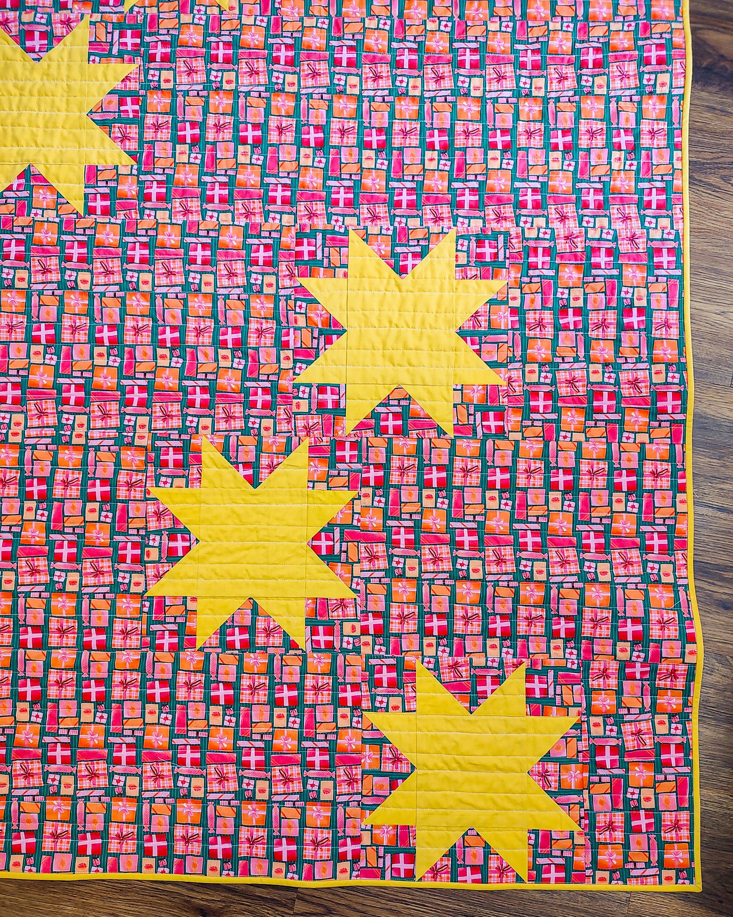 Starflower Quilt Tutorial Printable