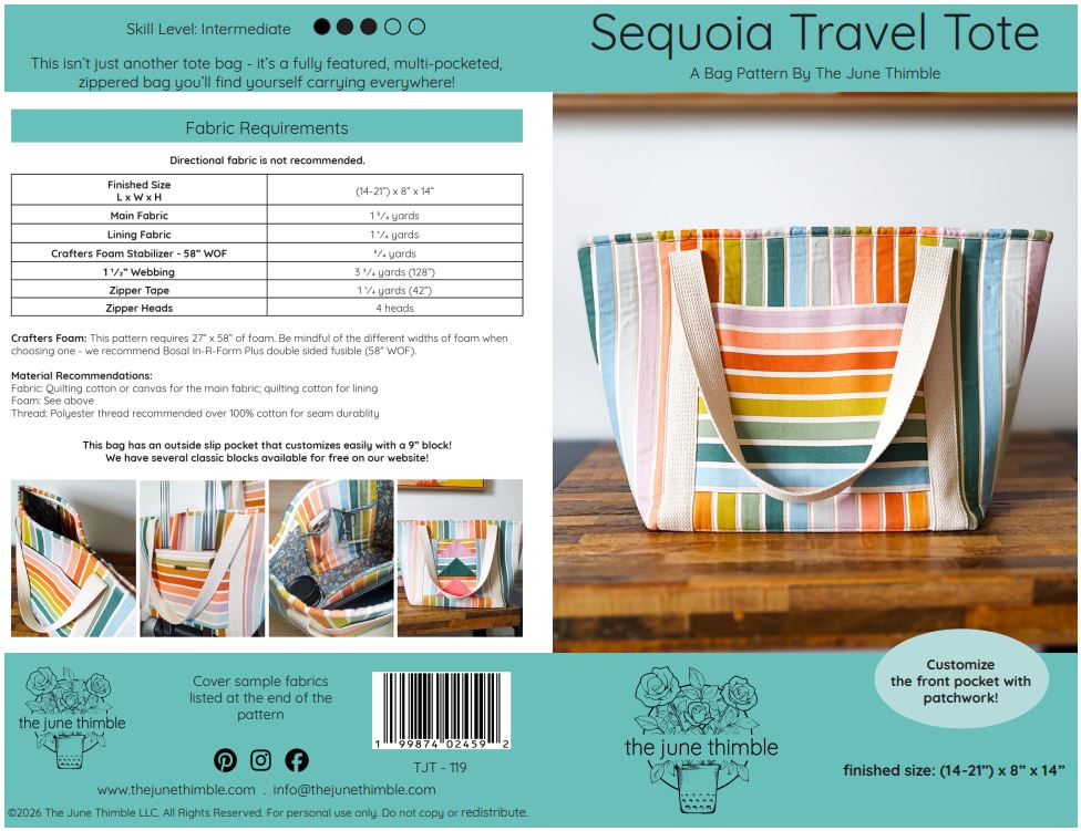 Sequoia Travel Tote Wholesale (Set of 6)