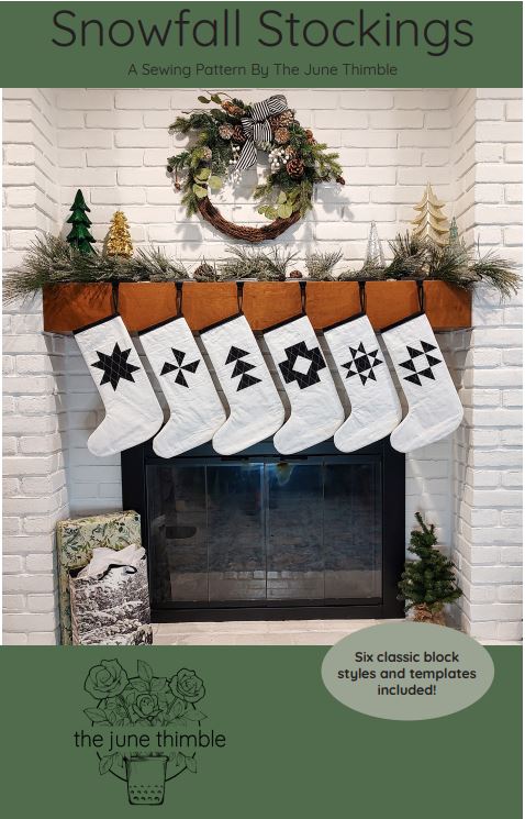 Snowfall Stockings PAPER Pattern