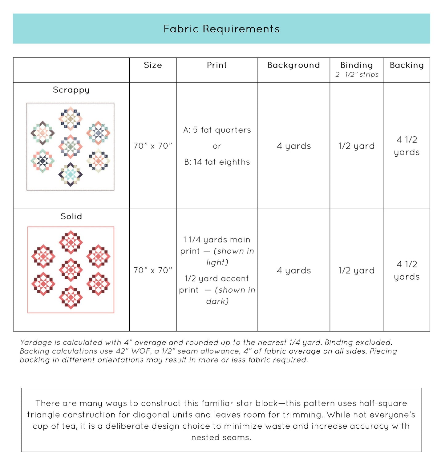 Callisto PDF quilt pattern