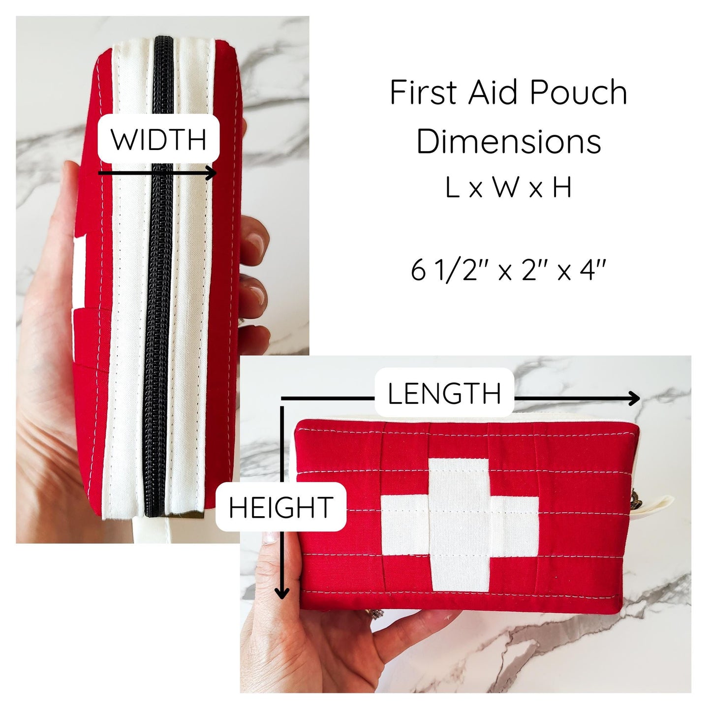 Yarrow First Aid Kit and Patchwork Quilted Pouch