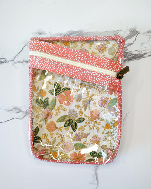 Meadowrue Clear Zippered Pouch