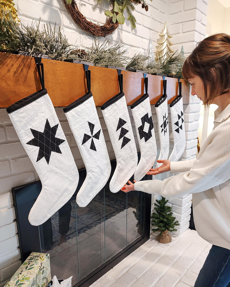 Snowfall Stockings PAPER Pattern