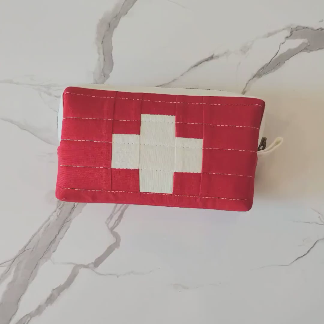 Yarrow First Aid Kit and Patchwork Quilted Pouch