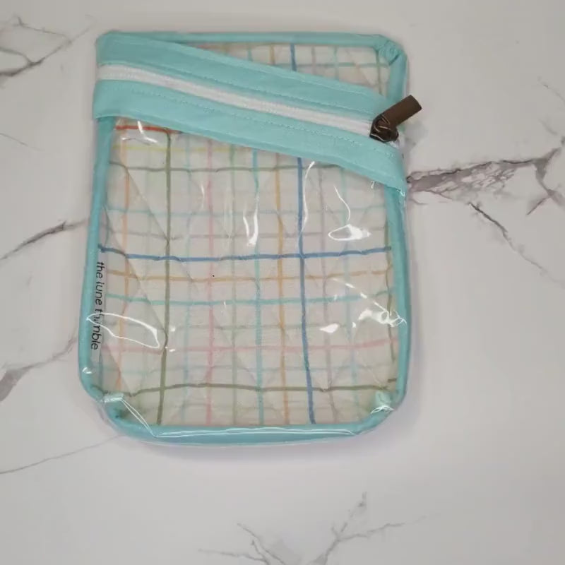 Meadowrue Clear Zippered Pouch